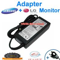 Samsung/LG monitor Adapter 14V/3A (6.5 x 4.4mm) หัวเข็ม ac adapter 12a 3a monitor Adapter monitor samsung Adapter samsung monitor สายชาร์จคอม สายชาร์จโน๊ตบุ๊ค Samsung/LG monitor Adapter 14V/3A (6.5 x 4.4mm) หัวเข็ม