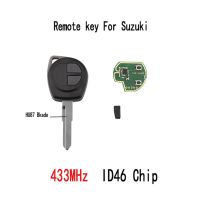 【✔In stock】 qiukekang81481 ชิป Id46 Jimny 433Mhz Sx4 Kunci Remote Mobil รวดเร็วเหมาะสำหรับรถซูซูกิอัลโตวิทารา