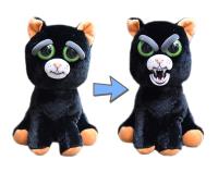 Feisty Pets toys stuffed plush angry animal doll gift black cat monster plush