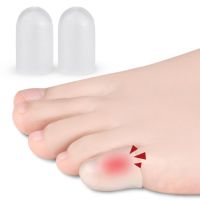 ☂卍♂ 1Pair Silicone Gel Little Toe Tube Corns Blisters Corrector Protection Sleeve Foot Pinkie Care Protector Bunion Finger Tool Y7H9