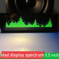 AS256 / 5.5 "นิ้วอาชีพ OLED Music Spectrum Display Analyzer เครื่องขยายเสียงรถยนต์ตัวบ่งชี้ระดับเสียง Balance Meter