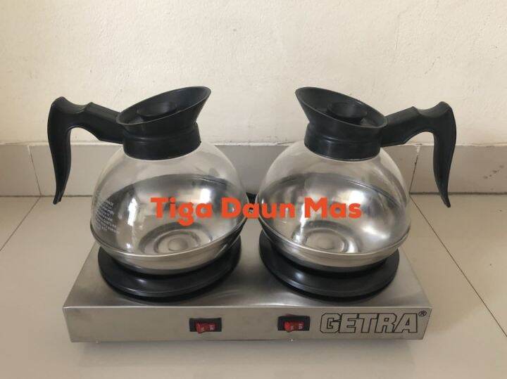 Coffee warmer plus 2 decanter / alat pemanas kopi teh Lazada Indonesia