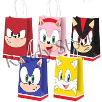【hot sale】 ◙❖ B41 Sonic Themed Party Birthday Gift Bags Kids Birthday Party Paper Bags