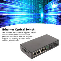 สวิตช์อีเธอร์เน็ต 6 พอร์ตสวิตช์ไฟเบอร์ SFP Full Half Duplex สำหรับเครือข่าย