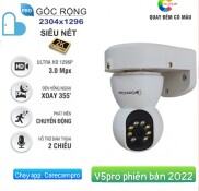 Camera wifi Carecam V5Pro 3.0MP Ban đêm có màu, Xoay 360 độ