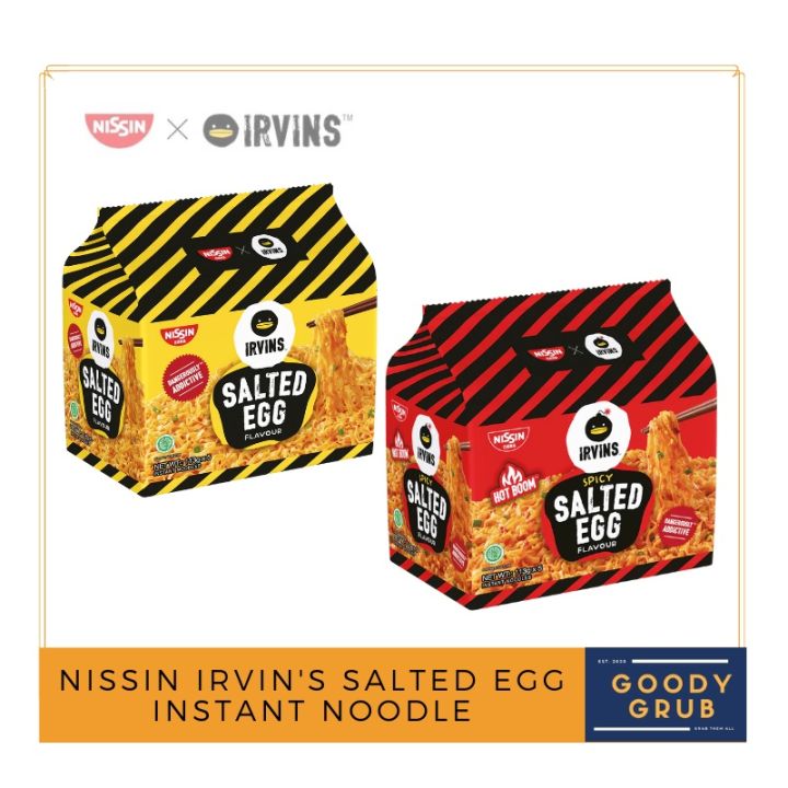 Nissin Irvins Original Spicy Salted Egg Instant Noodles♝ Lazada Ph