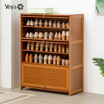 Shoe Rack Simple Narrow Door Rack Solid Wood Special Price