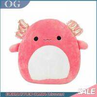 【OG】 Squishmallow น่ารักการ์ตูนซาลาแมนเดอร์ตุ๊กตาของเล่นตุ๊กตายัดของเล่นสำหรับเด็กผู้หญิงและเด็กของขวัญวันเกิด