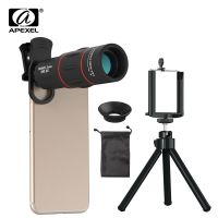 ZZOOI APEXEL 18X Telescope Zoom lens Monocular Mobile Phone camera Lens for iPhone Samsung Smartphones for Camping hunting Sports