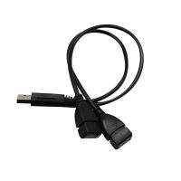 【Sell-Well】 The Auto Zone USB 2.0ชาย2แจ็ค USB หญิงคู่ Y Splitter ชาร์จ Data Sync Hub สาย USB สายไฟ USB Splitter Enhancer Adapter