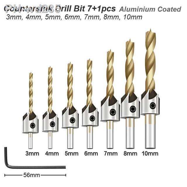 countersink-drill-bit-set-high-speed-steel-for-wood-chamfer-boring-woodworking-tool-carpentry-reamer-counterbore-pilot-hole-cut