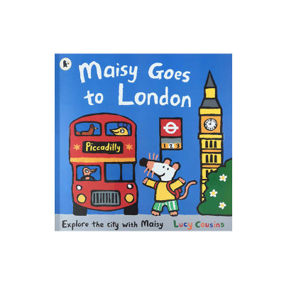 Maisy goes to London mouse Bobo goes to London childrens Enlightenment cognitive picture book parent-child interactive learning Lucy cousins