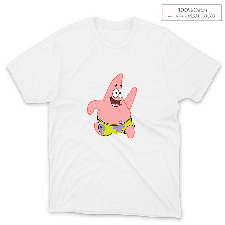 Cartoon Spongebob Squarepants Patrick Star Shirts (C9) | Lazada PH