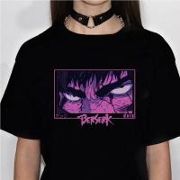 เสื้อยืด Berserk สำหรับผู้หญิงเสื้อลายการ์ตูนเสื้อสไตล์อานิเมะญี่ปุ่น2000ฤดูร้อน