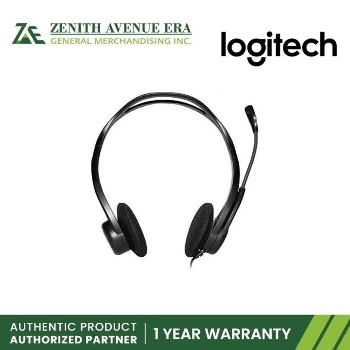 Logitech H370 Usb Headset Logitech Usb Headsets Usb Noise Cancelling Microphone Digital