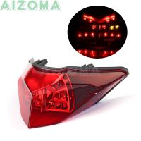 For Kawasaki Ninja 250R/300R Motorcycle Rear Brake Tail Lamp w/ Amber Signal Lights For Kawasaki Z250 Z300 E-mark Stop Taillight