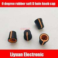 ✘☋☫ 30pcs 0 degree rubber soft semi-circular D hole knob cap Half shaft disc equalizer mixer DJ