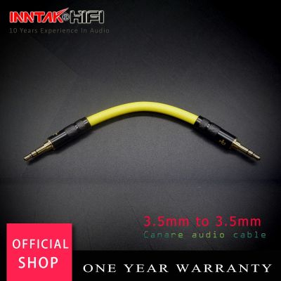 HIif 3.5mm To 3.5mm CANARE Stereo AUX Audio Cable For Headphone Amplifier / DAC / Yellow