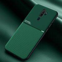 สำหรับ OPPO A9 A5 2020 Reno 2 Z 2Z 3 2F 4Z A91ค้นหา X2ไลท์นีโอ Realme C11 6S X2 5 6 7 Pro X XT แม่เหล็กหรูกันกระแทกเคสโทรศัพท์ทีพียูนุ่มและบางในตัวรถแผ่นแม่เหล็กฝาครอบโทรศัพท์