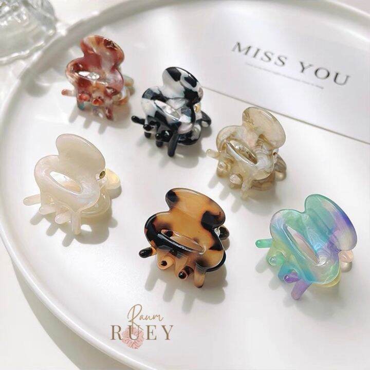 mini-marble-hair-clip-กิ๊บหนีบผมเด็ก-กิ๊บติดผมสไตล์เกาหลี