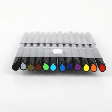 6pcs/set 0.7mm Fine Tip Planner Pens With Fluorescent And Colorful Ink  Refills, Stationery