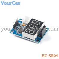 Ultrasonic Distance Measurement Control Board HC SR04 Test Board Rangefinder Digital Display Serial Output