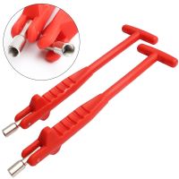 ✧◎ Car Tire Valve Stem Puller Tube Metal Tire Repair Tools Red Plastic Metal Car Puller Wheel Tire Remover Installer Changer Tool