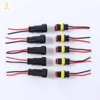 LOMBARDY 5Sets Useful Practice for Car 2 Pin Way New Arrival Connector Plug Electrical with Wire AWG Marine Auto Connector Plug Set