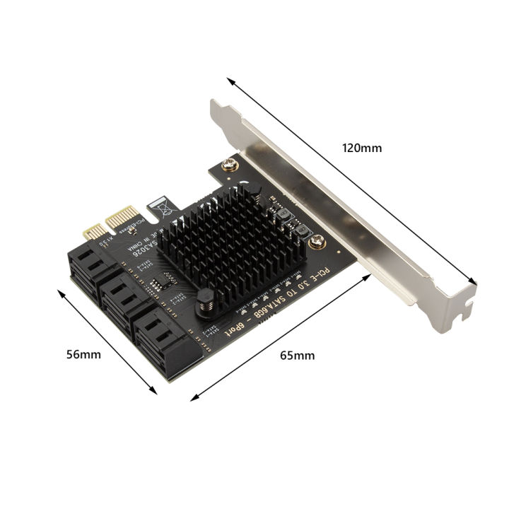 asm1064-sata-pcie-adapter-246-port-sata-iii-to-pci-express-3-0-x1-controller-expansion-card-adapter-video-card-cable-extender