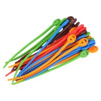 Silicone ,Durable Zip Ties, Bag Seal Clips, , Bread Ties, Rubber Twist Ties for Home Office