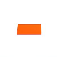 【New-store】 yiyin2068 550nm long pass size 17.4x22.2x3mm rectangle orange color filter glass CB550