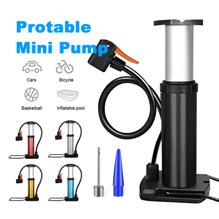 MTB Foot Pedal Air Pump Portable Mini For Road Bicycle Compressor Tire
