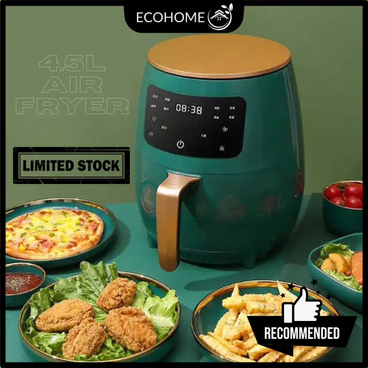 【ECOHOME】 4.5L Air Fryer 1400W Oil free Health Fryer Cooker