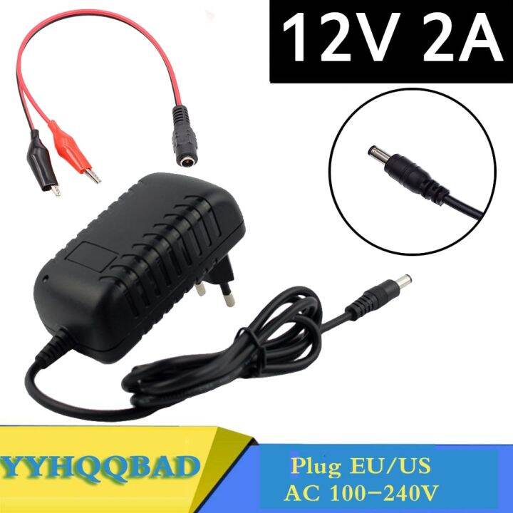 12v 2a Lead Acid Battery Charger Can Be Used For Electric Bicycles Electric Wheelchairs Dc552 4557