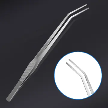 Reptile Feeding Tongs Stainless Steel Straight And Curved Tweezers