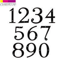 4 ในขายสังกะสี Modern House Number โรงแรมบ้านหมายเลขประตูที่อยู่กลางแจ้งป้ายหมายเลขบ้านที่อยู่ป้าย #0-9-lihaiyan4