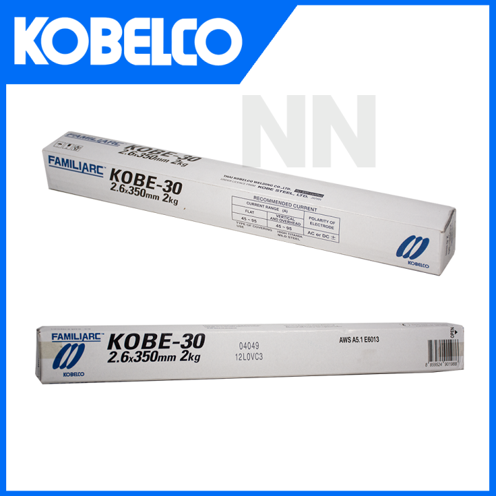 kobe-ลวดเชื่อม-เชื่อมเหล็ก-ขนาด-2-6-mm-รุ่น-kobe-30-เชื่อมเหล็กเนียน-เชื่อมได้ดี