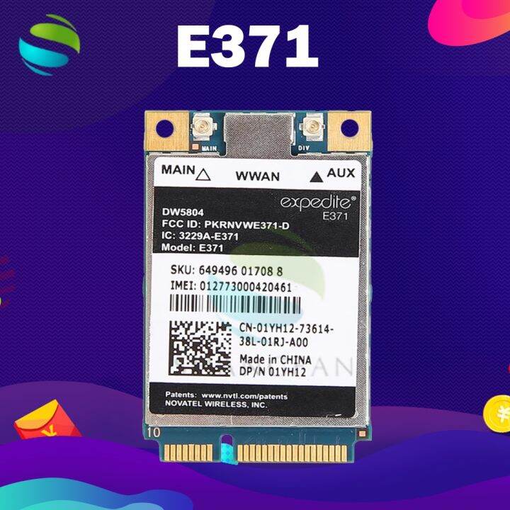 Unlocked Wireless Wifi Card for Dell DW5804 5804 E371 4G LTE/WWAN