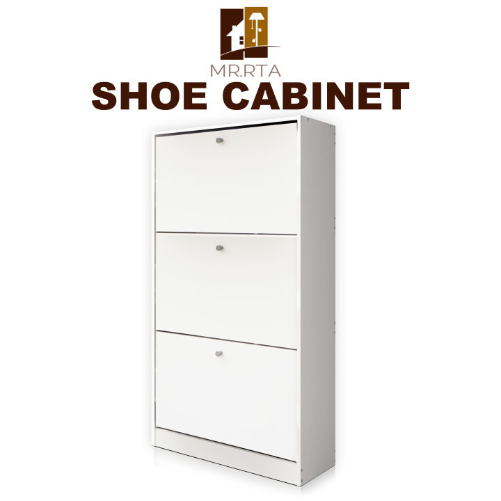 Sliding door shoe cabinet multi-layer home porch cabinet door shoe