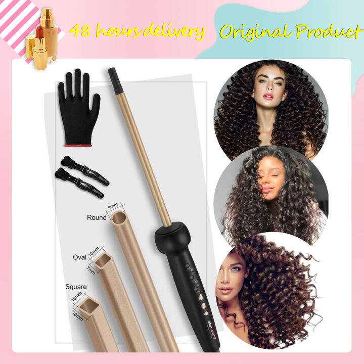 Cone hair outlet curler