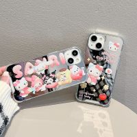 เคสลายการ์ตูนน่ารัก Hello Kitty Cinnamoroll Kuromi My Melody Pochacco เคสโทรศัพท์สำหรับ iPhone 14 Pro Max 14 Pro 14 Pro 14เคสแข็งกันกระแทกฝาครอบกรอบหลังมือถือสำหรับ iPhone 13 Pro Max 13เคสโทรศัพท์สำหรับ12 Pro Max 12 11เคสห่อหุ้ม