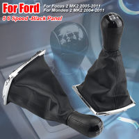 สำหรับ Ford Focus 2 2005 2006 2007 2008 2009 2010 2011 Carro 5 6 Velocidade Manual De Engrenagem Vara Botão Com Bota De Couro Shift