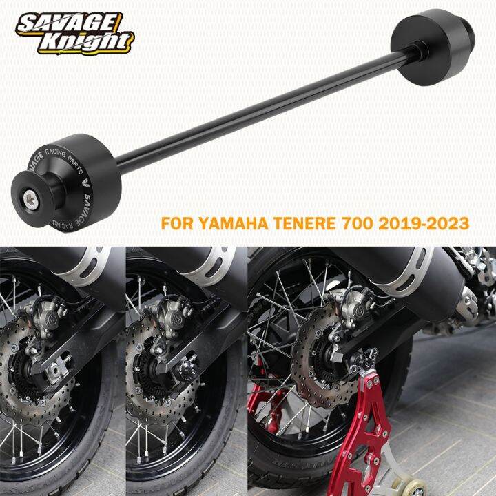 Tenere700 Rear Axle Fork Wheel Crash Slider Motorcycle Accessories
