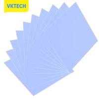 [Vktech] แผ่นความร้อนซิลิโคน100X100มม. คอมพิวเตอร์ CPU ชิประบายความร้อน