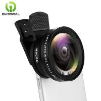 Basspal 2 In 1 เลนส์มุมกว้าง 0.45X เลนส์มาโคร Hd สําหรับ Iphone Android