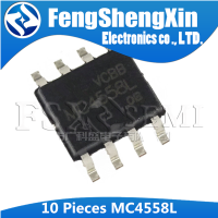 10Pcs SOP8 MC4558 SOP 4558 SOP-8เครื่องขยายเสียงในการดำเนินงาน IC