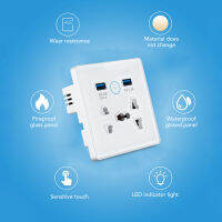 ปลั๊กอัจฉริยะยูเอสบีชาร์จไวปลั๊กอัจฉริยะ AC100-240V สำหรับตู้เย็น