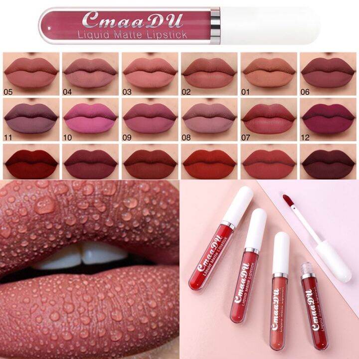 🔥🔥roman Holiday 6 Colors Ultra Matte Liquid Lipstick Lip Glosses 