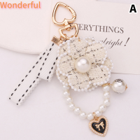 ?【Lowest price】Wonderful พวงกุญแจห้อยจี้รูปหัวใจสำหรับผู้หญิงเครื่องประดับแฟชั่นหรูหราน้ำหนักเบาเครื่องประดับกระเป๋าใส่หูฟังของตกแต่งมีเสน่ห์