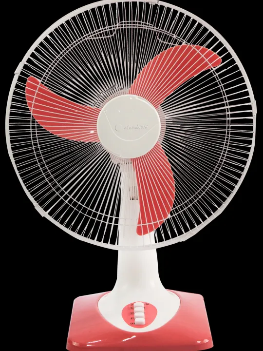 Marubishi Desk Fan Banana Blade MDF 268 ( Red ) Lazada PH